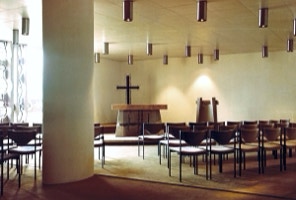 Gesamtkunstwerk der Krankenhauskapell Duisburg Farn